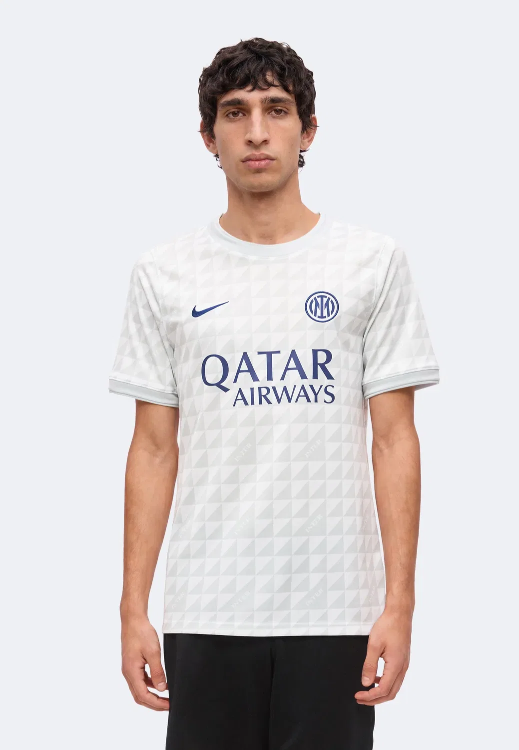 Интер - спортивная футболка Nike Performance, White/Pure Platinum/Blue Void