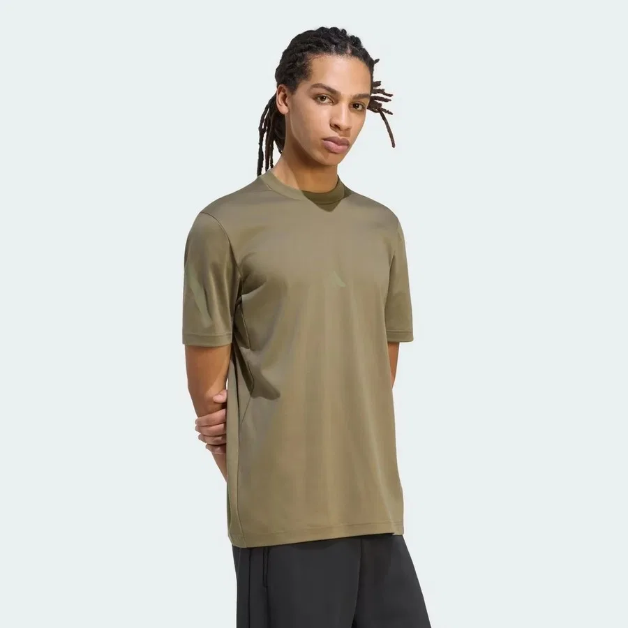 Футболка с длинным рукавом Z.N.E. adidas, Зеленый