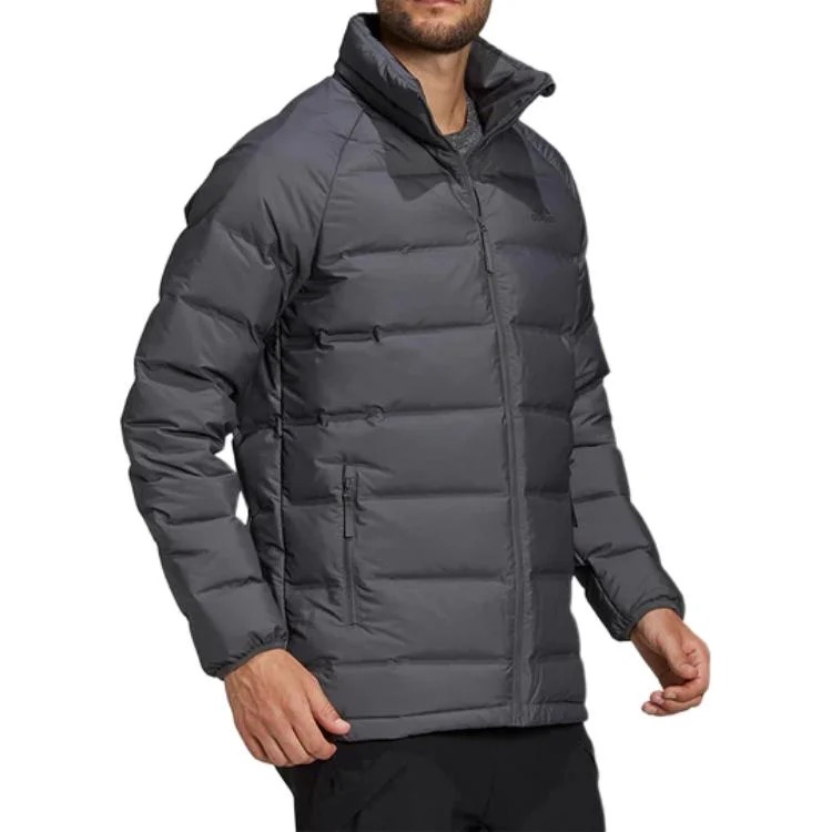 Куртка Helionic Stand Collar Stay Warm Casual Sports, темно-серый — фото 4