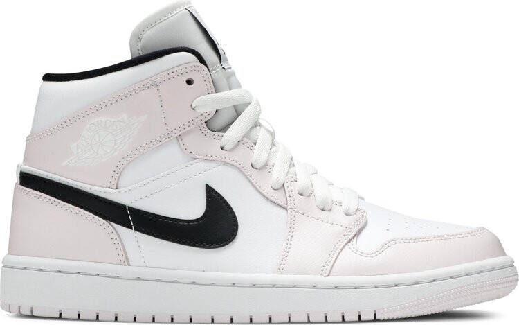Кроссовки Wmns Air Jordan 1 Mid Barely Rose, розовый