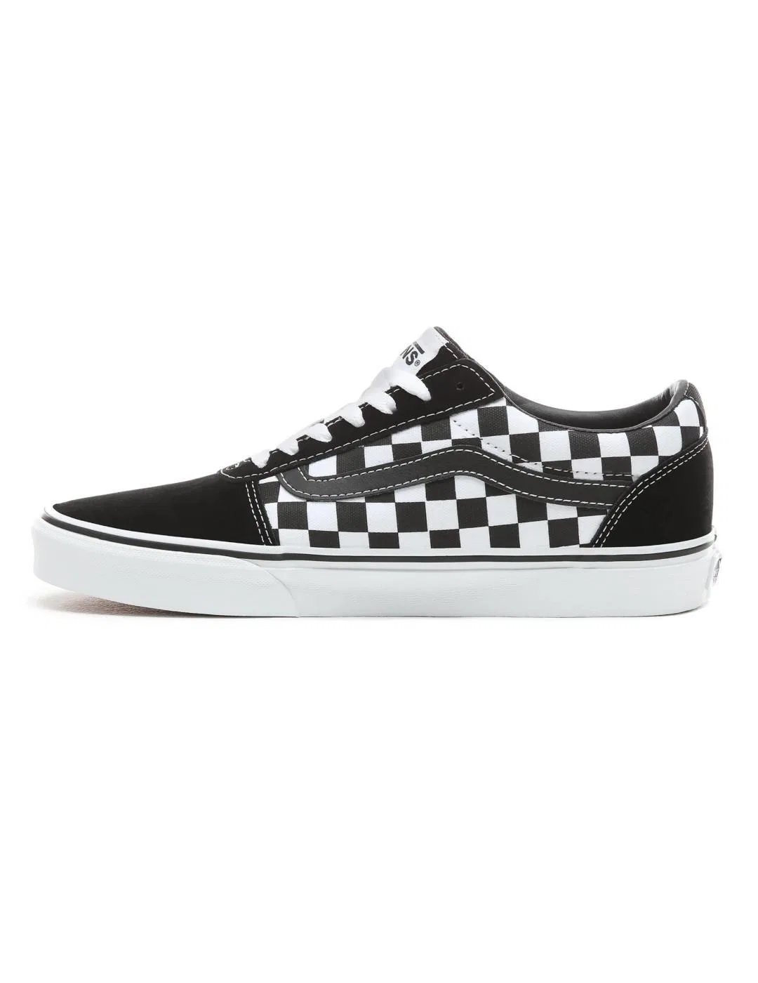 Детские кеды Vans Ward Checkered, Schwarz — фото 3