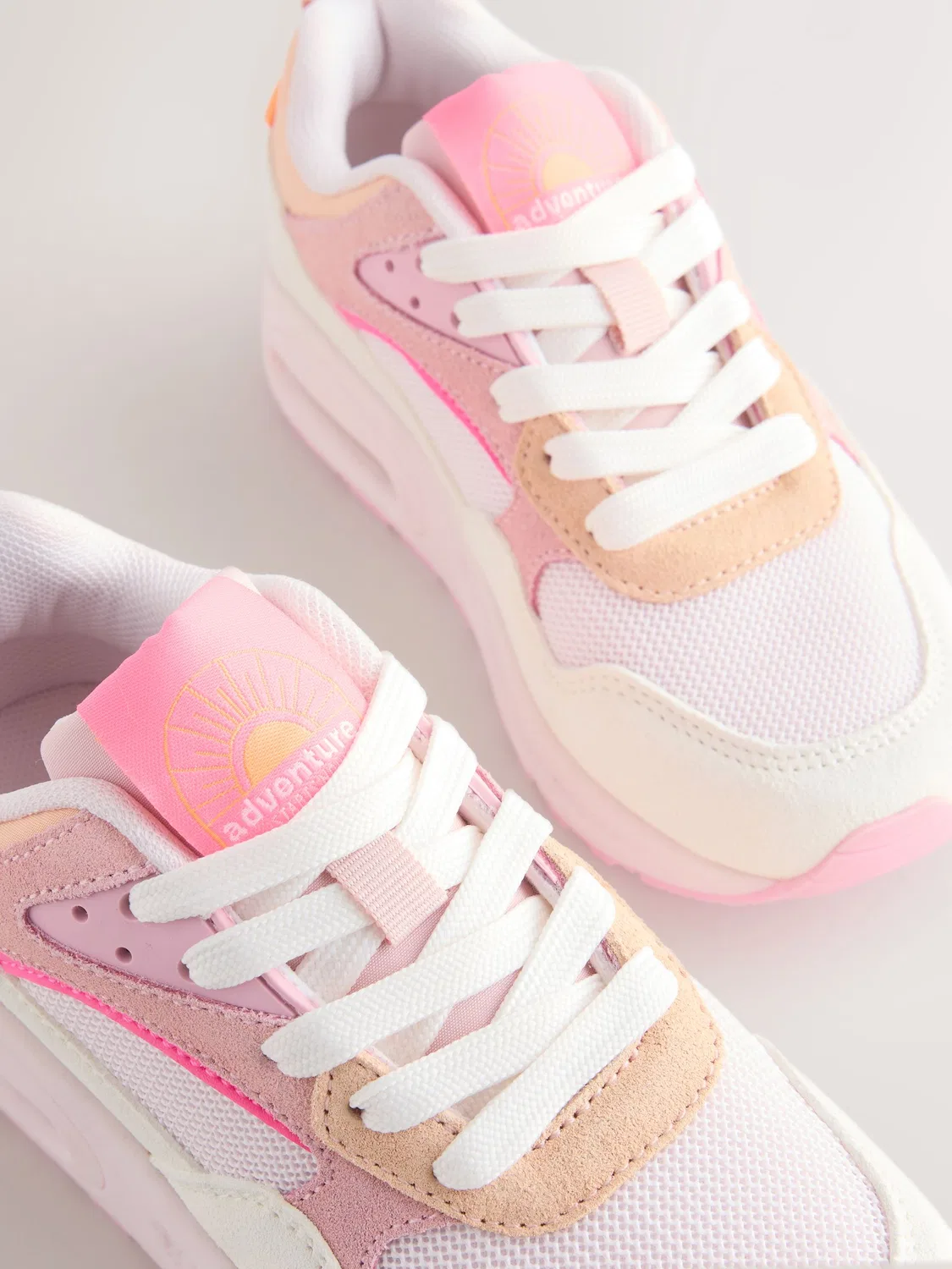 Кроссовки на шнуровке Pastel Pink Bubble Next, пастельно-розовый — фото 3
