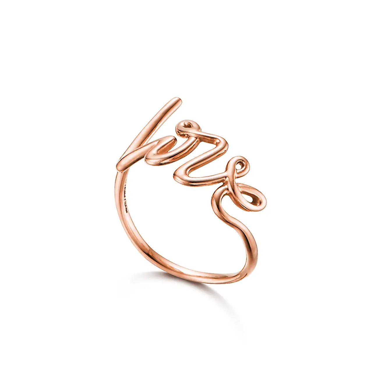 Кольцо Tiffany & Co. x Paloma Picasso Love Small, розовое золото — фото 2