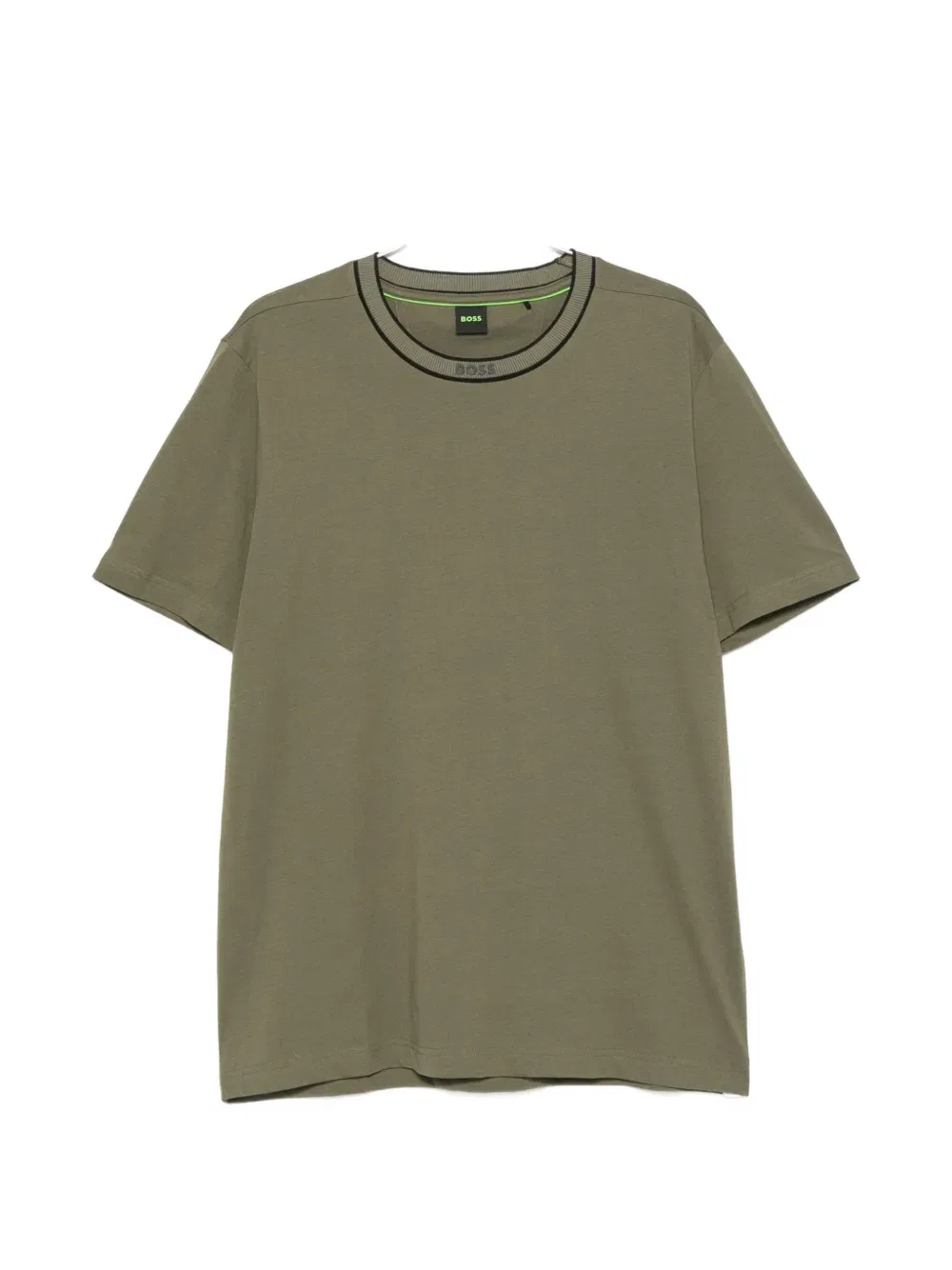 Футболка с логотипом BOSS, цвет Khaki Green