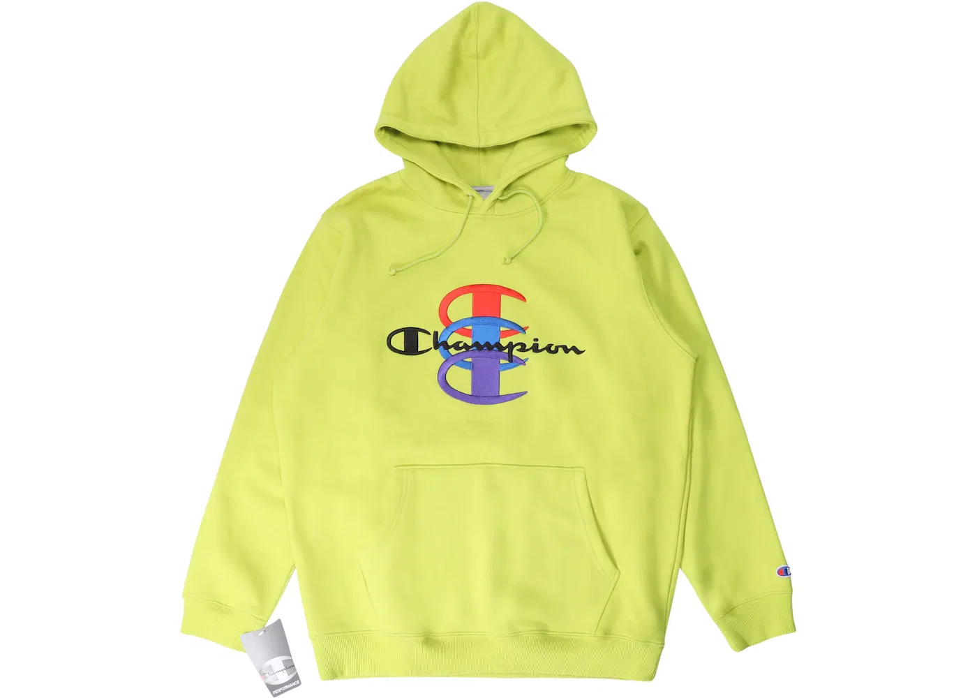 Мужской худи с капюшоном от Supreme, Bright Green