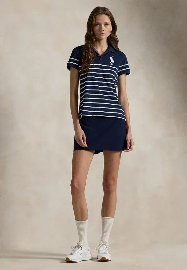 Поло с вышивкой Wimbledon tailored fit ballperson polo Polo Ralph Lauren, Refined темно-синий/White — фото 2