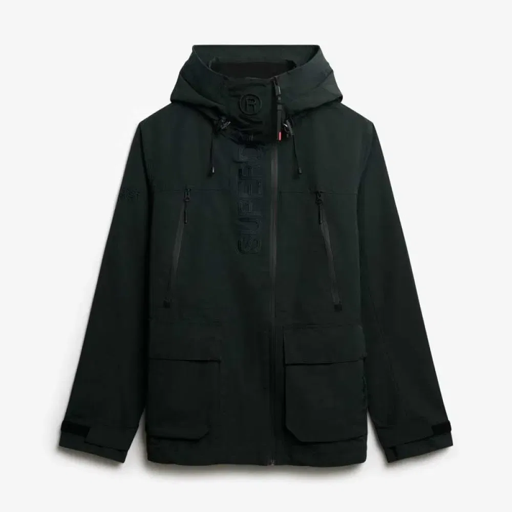 Свитер Ultimate Emb Windbreaker Superdry, зеленый — фото 3