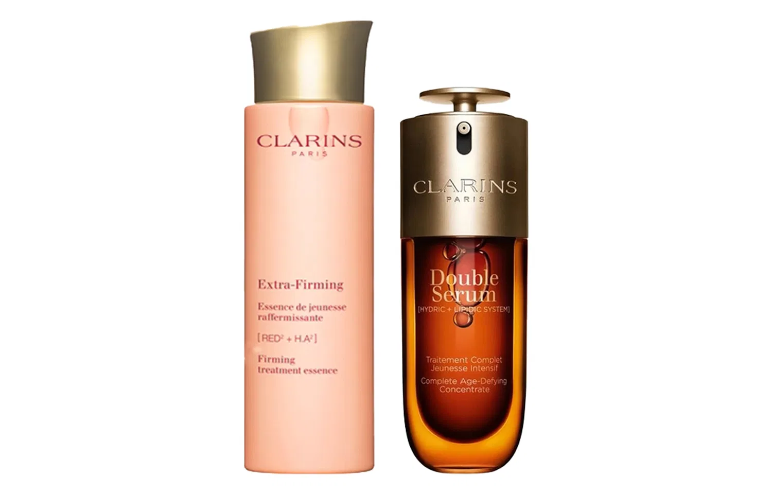 Женский набор для ухода за кожей с сывороткой и тоником CLARINS, Refreshing Double Phases, 50 мл + 200 мл — фото 4