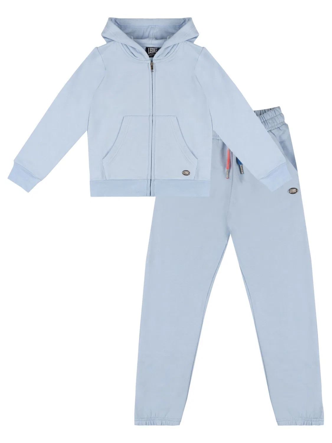 Детский спортивный костюм для девочек с капюшоном Lace Leone 1947 Apparel, Blau