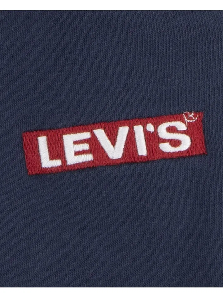 Штаны из футера темно-синий Levi'S Kids, темно-синий — фото 3
