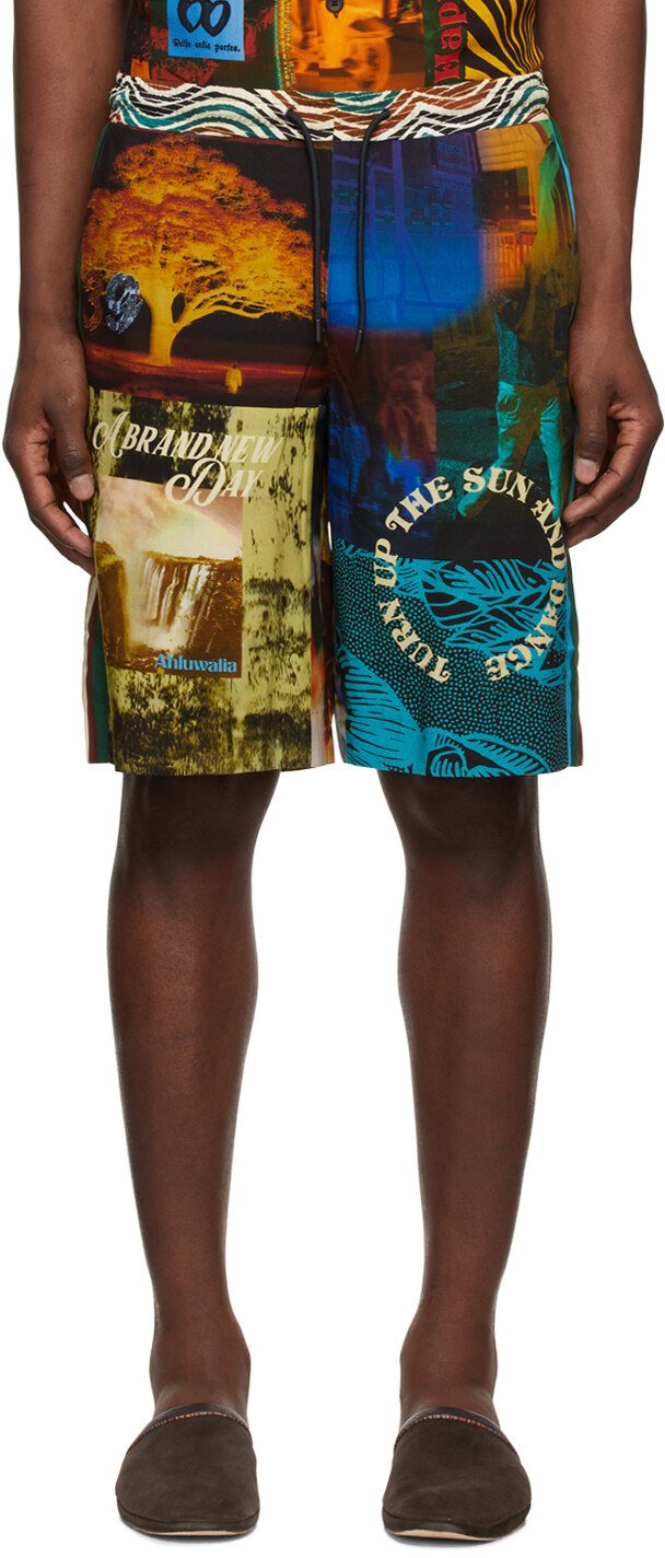 

Эксклюзивные многоцветные шорты SSENSE Ahluwalia &PaulSmith