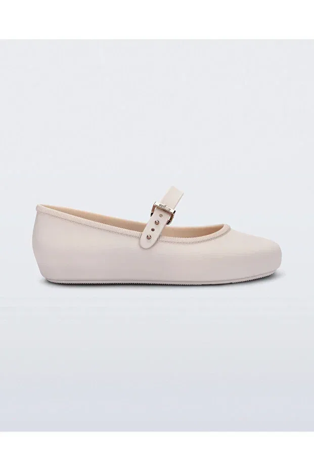 Детские балетки для девочек с пряжкой Melissa, Beige