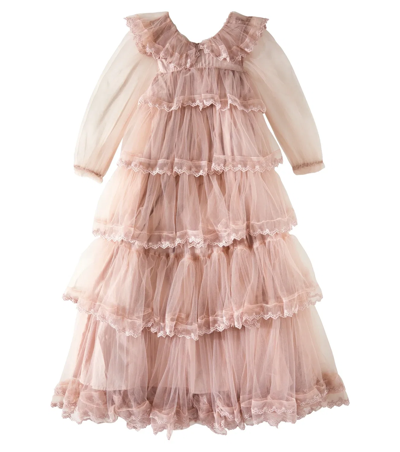 Многоярусное тюлевое платье PETITE AMALIE, розовый