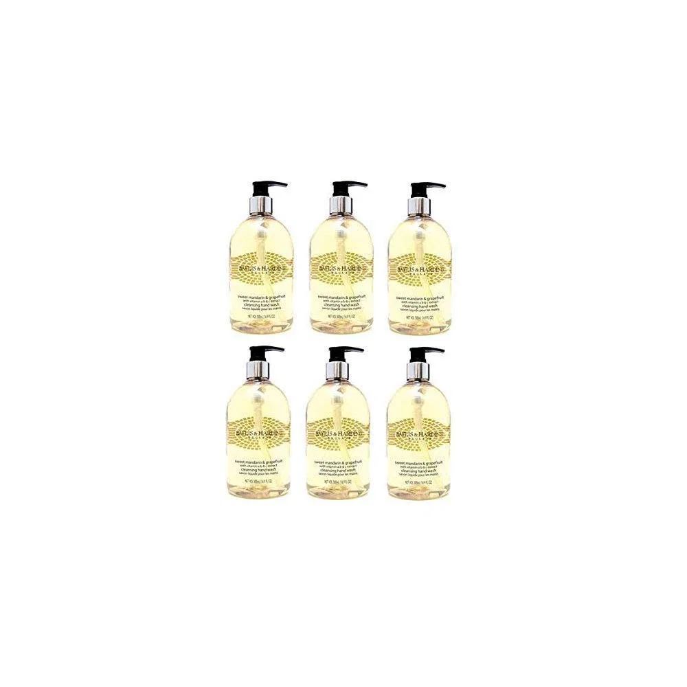 Гель для мытья рук Sweet Mandarin & Grapefruit, Baylis & Harding, 6 x 500мл