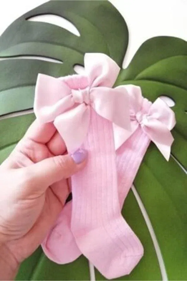 Детские носки для девочек хлопковые Asa Bebek Çocuk, Pink