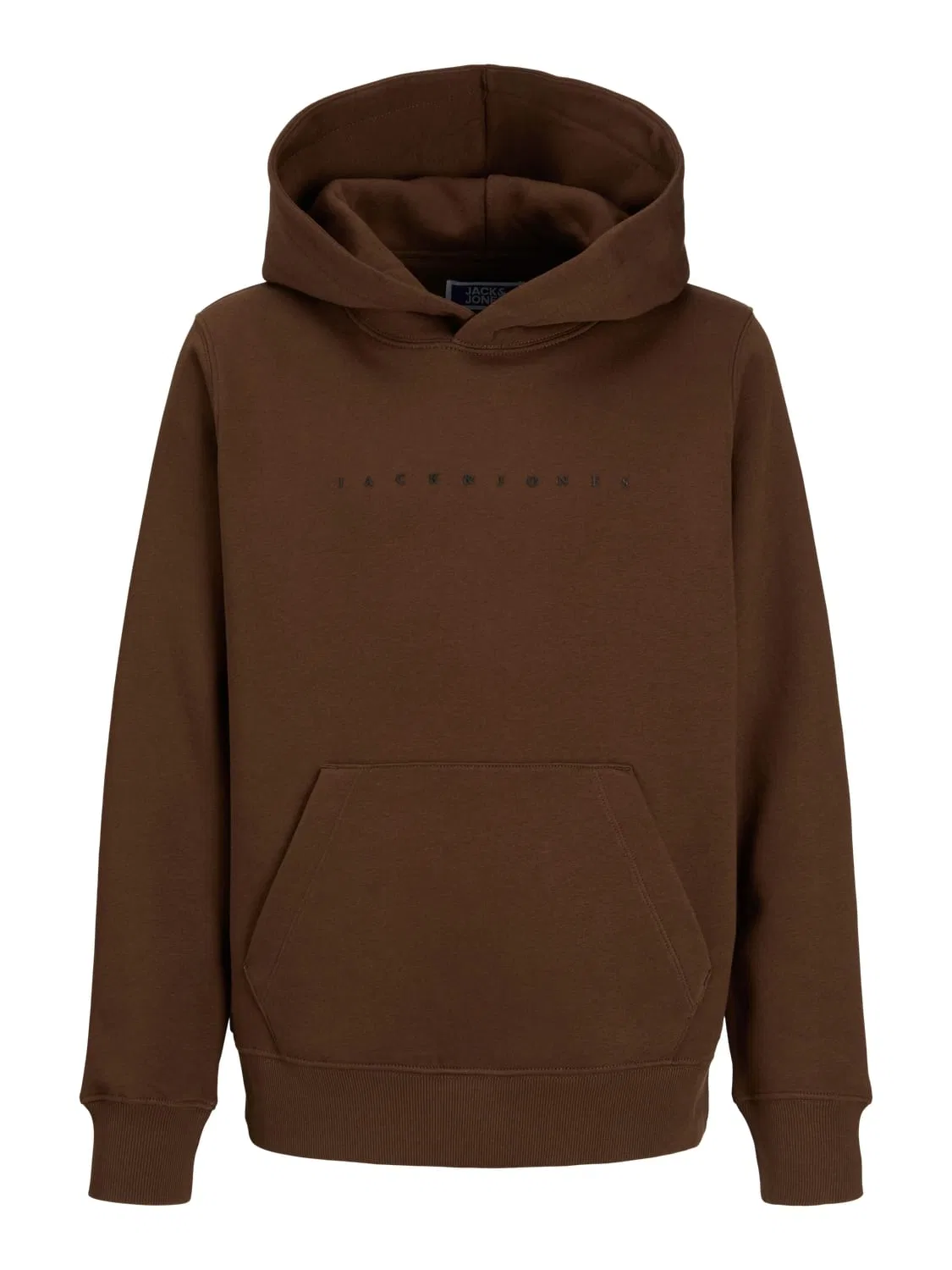 Худи с капюшоном JJESTAR JJ SWEAT HOOD JNR Jack & Jones Junior, коричневый