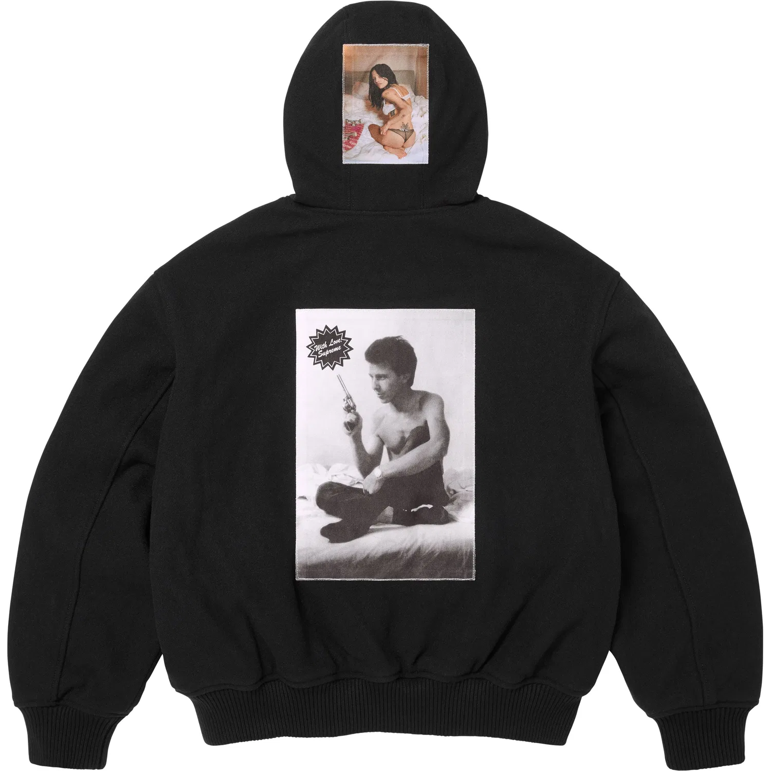 Унисекс куртка с капюшоном Supreme FW26, Black