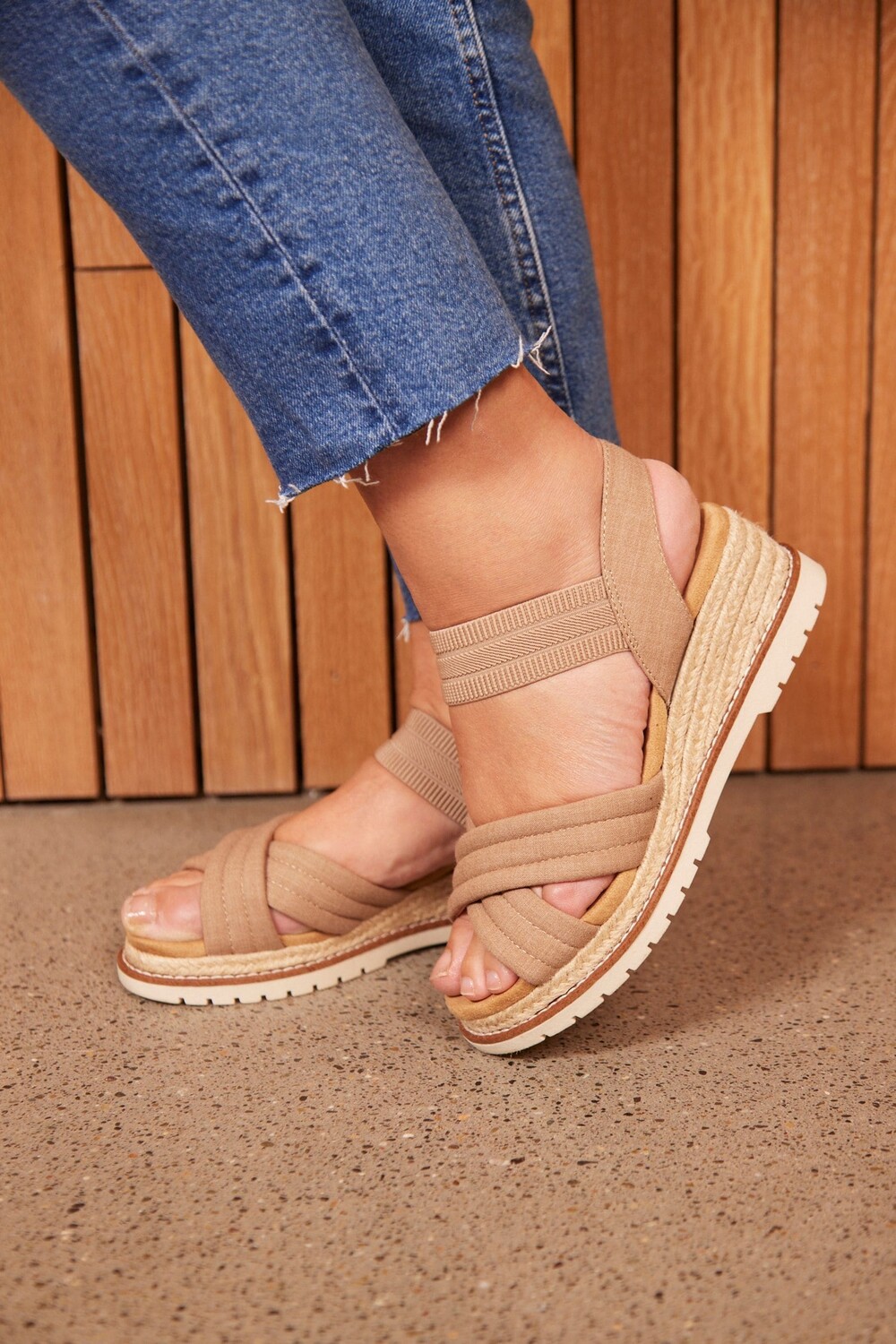 Сандалии Desert Chill Sweet Cross Bobs Skechers, бежевый
