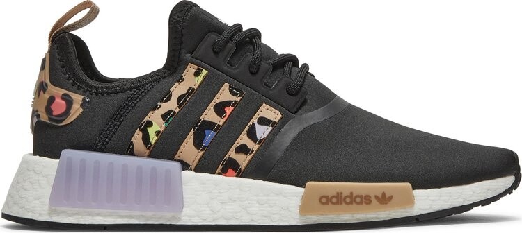 

Кроссовки Adidas Wmns NMD R1, черный/леопардовый