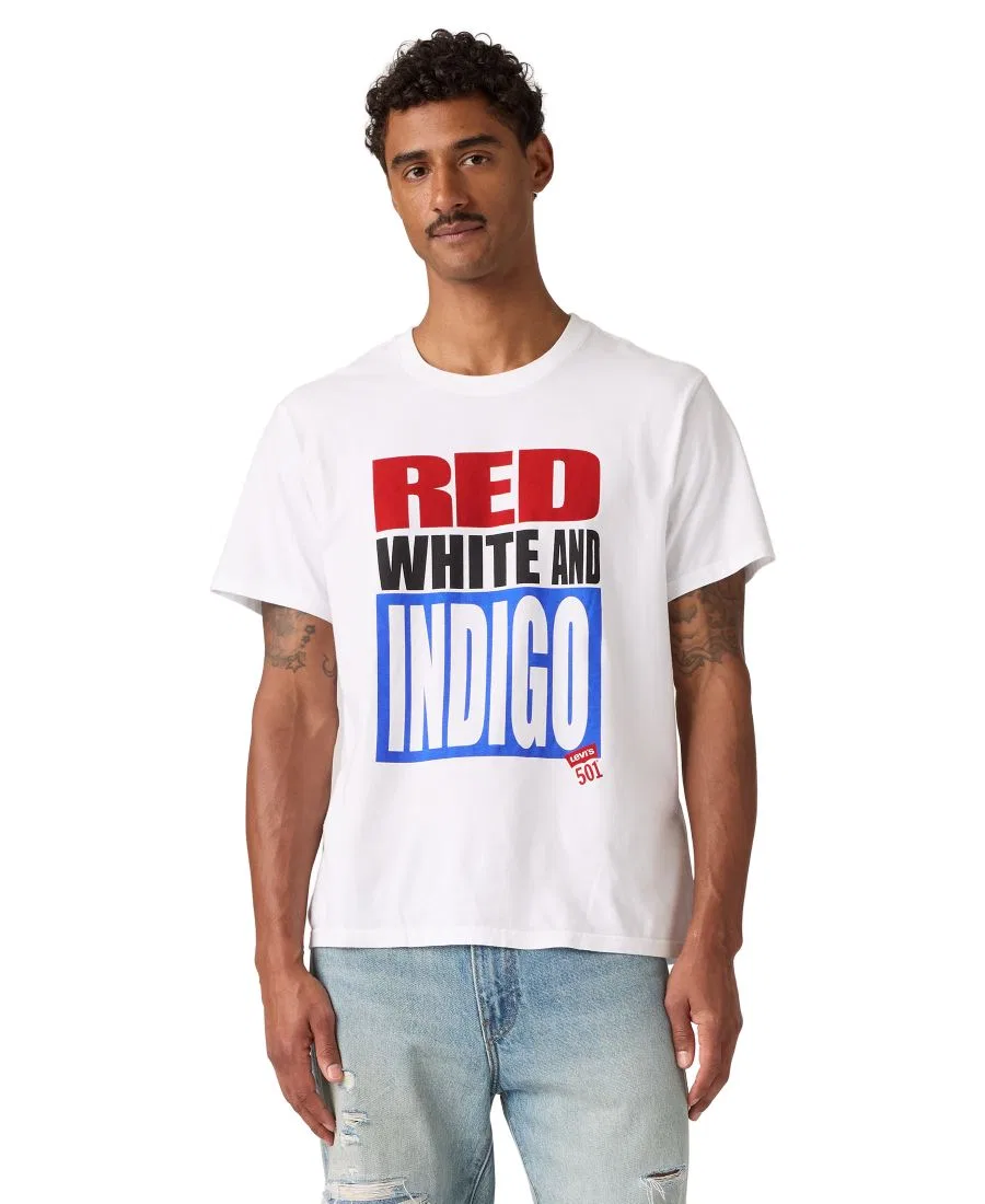 Футболка с принтом Signature Levi's, White