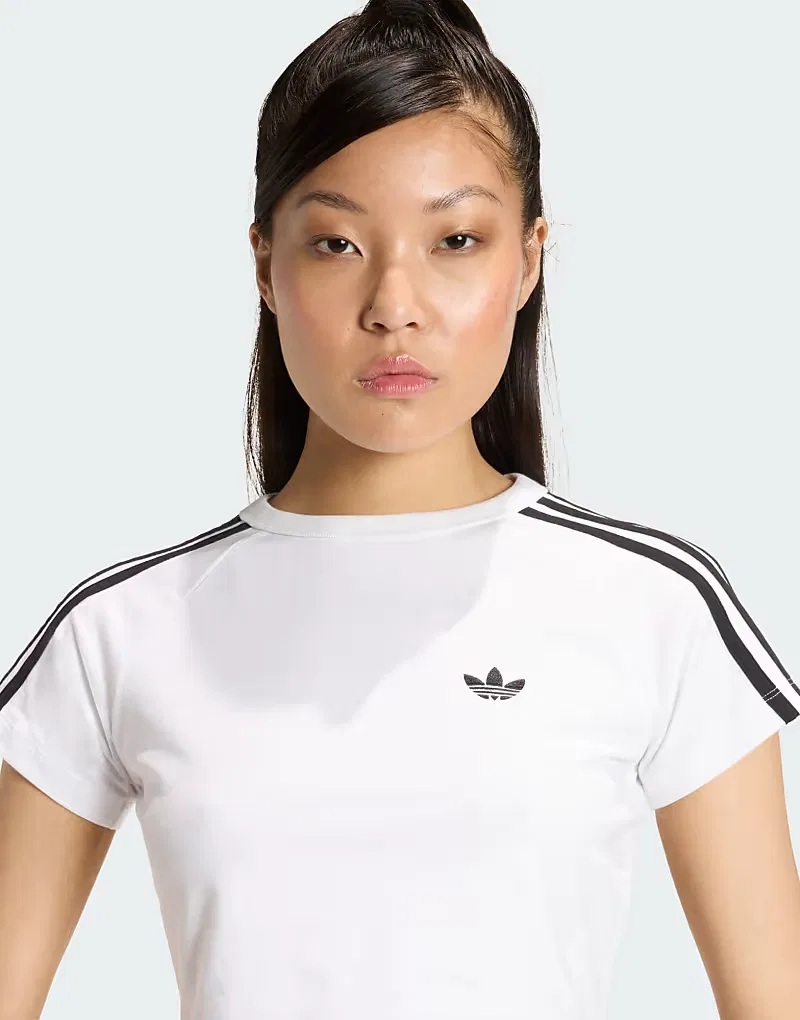 Футболка baby Sst Adidas Originals, белый/черный — фото 2