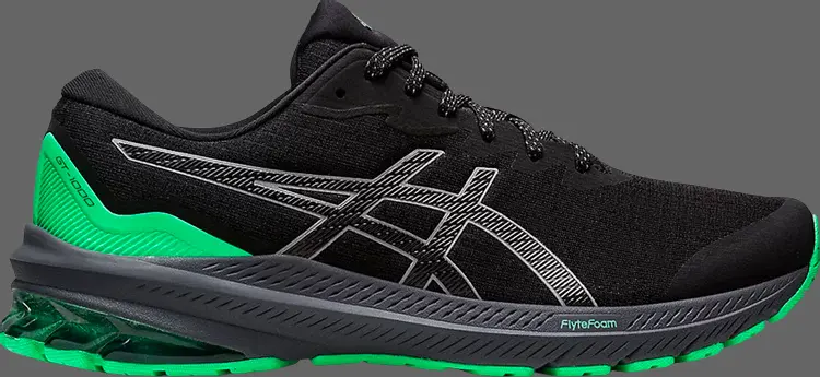 

Кроссовки gt 1000 11 lite-show 'black new leaf' Asics, черный