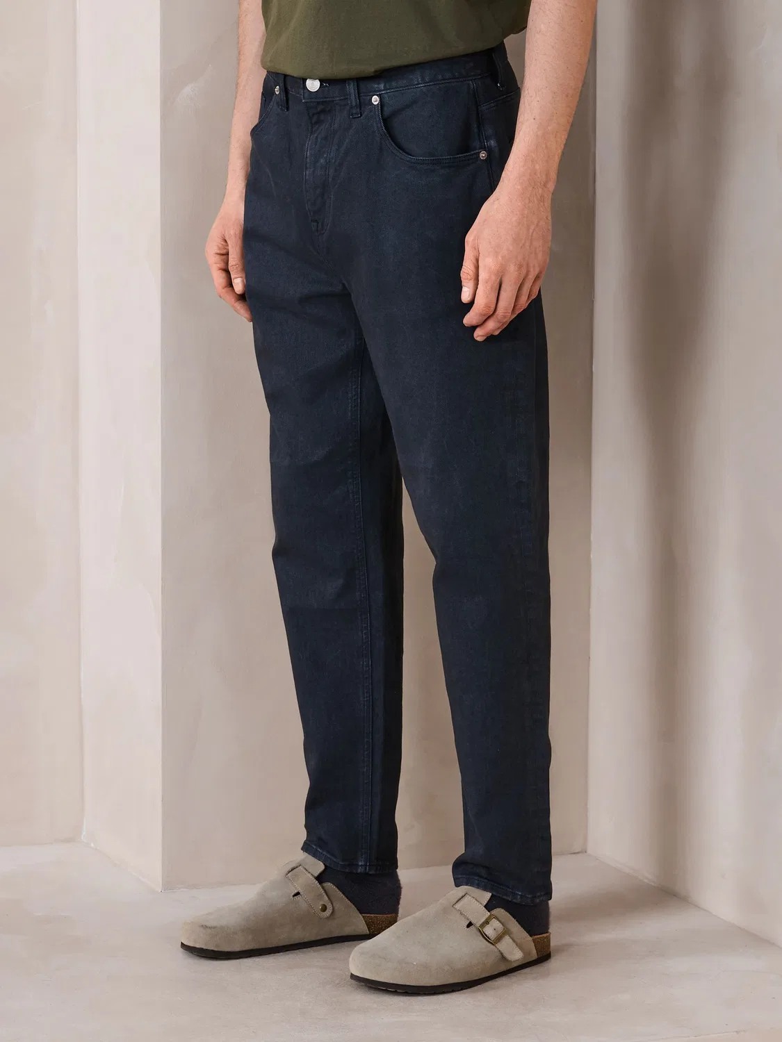Джинсы Regular Fit N. Premium Denim Next, темно-синие — фото 3