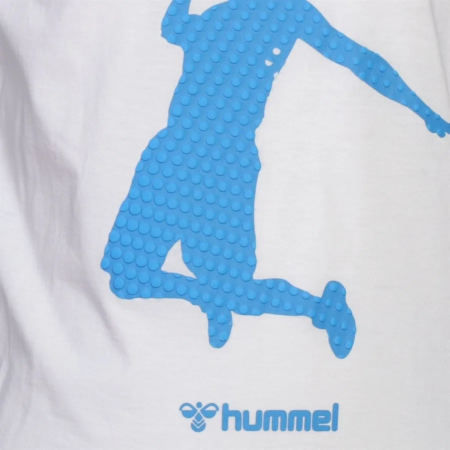 Детский топ без рукавов с принтом Hmlmalkıns Hummel, Белый — фото 4