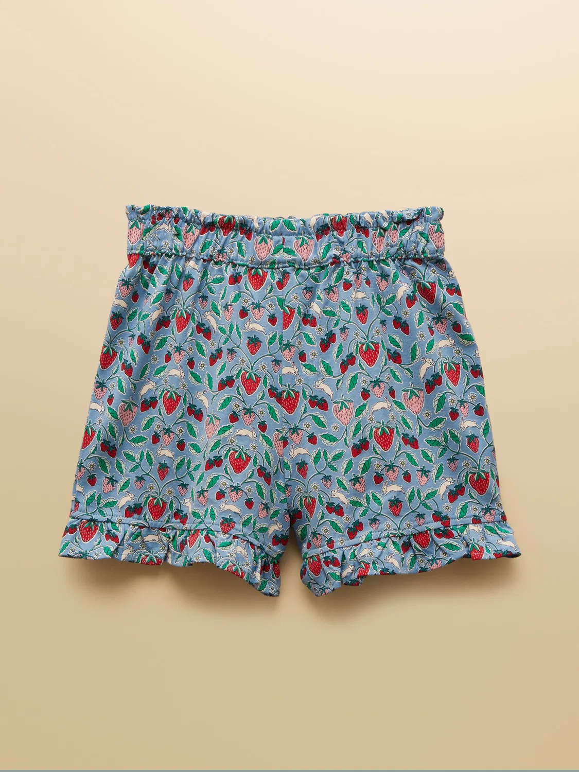 Шорты с оборками, Daisy Blue Strawberry Joules, голубой
