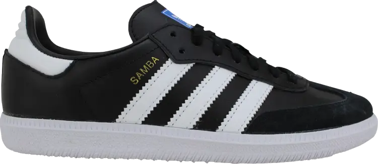 

Кроссовки Adidas Samba OG J 'Black White', черный