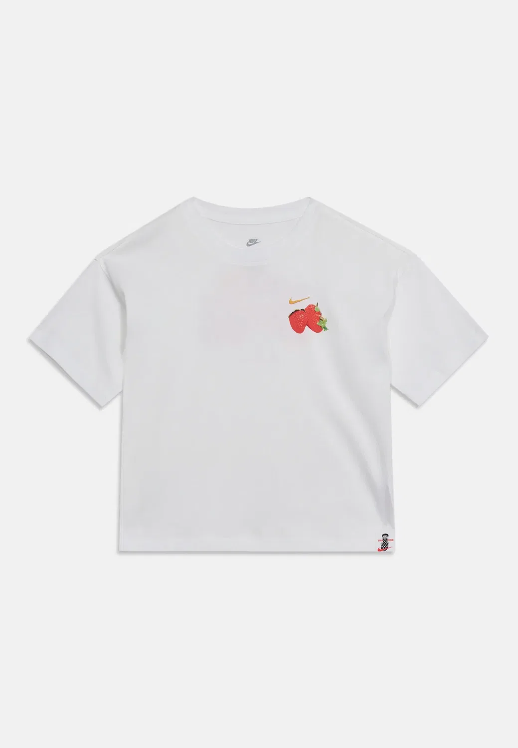 Футболка с принтом "Вафли свободного кроя" Nike Sportswear, White — фото 3
