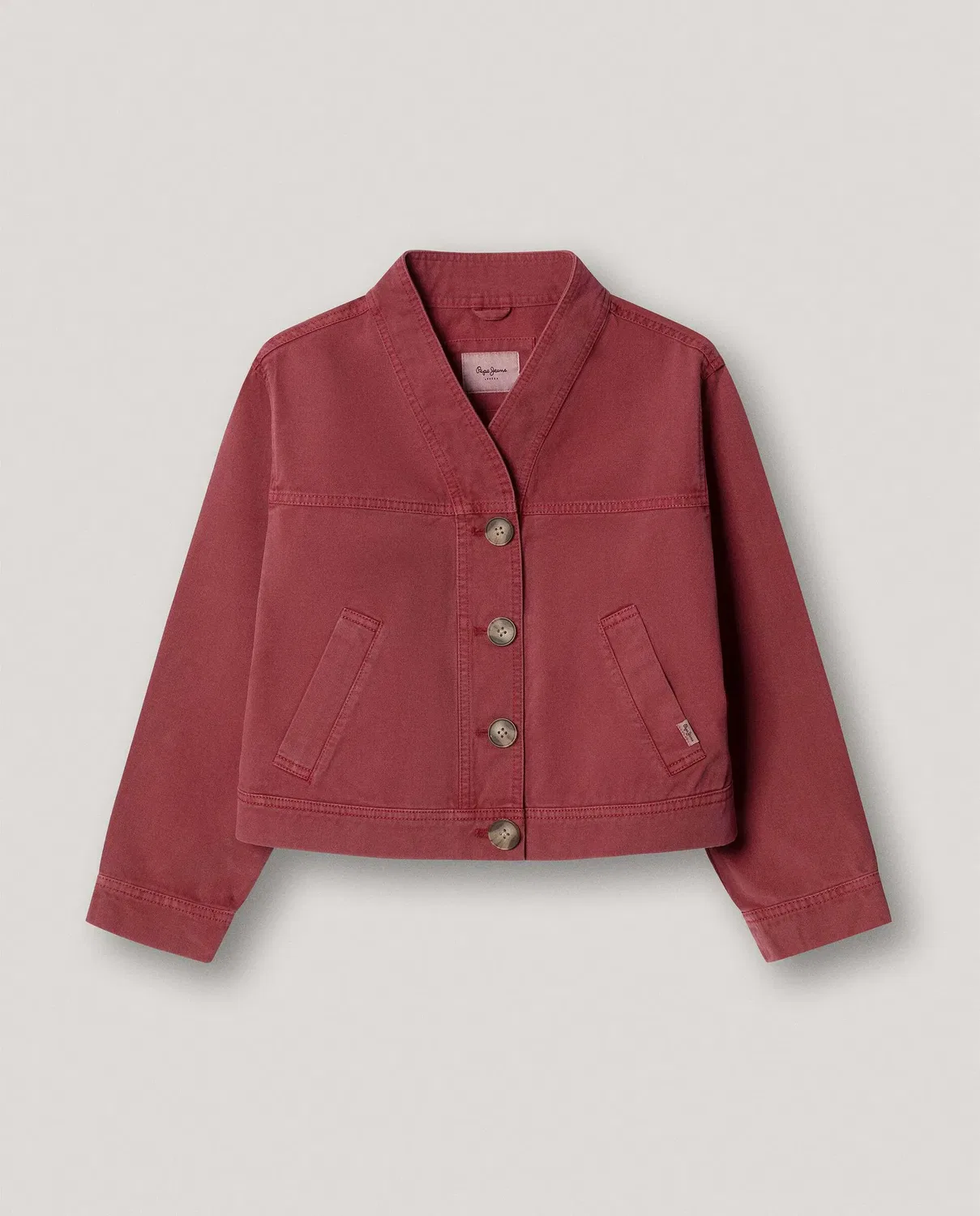 Детская куртка для девочек хлопковая Ivonne Pepe Jeans, Granate