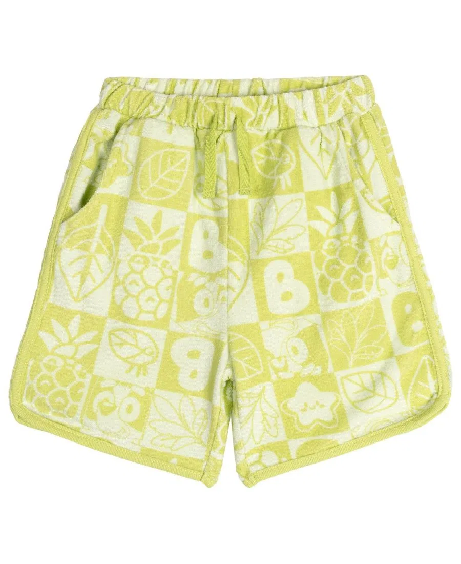 Комплект детской одежды с капюшоном и шортами Bluey Bluey Green Checker — фото 2