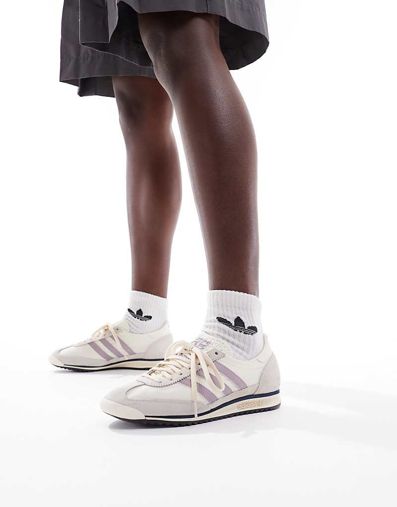 

adidas Originals – SL 72 OG – спортивная обувь кремово-сиреневого цвета, Фиолетовый, adidas Originals – SL 72 OG – спортивная обувь кремово-сиреневого цвета