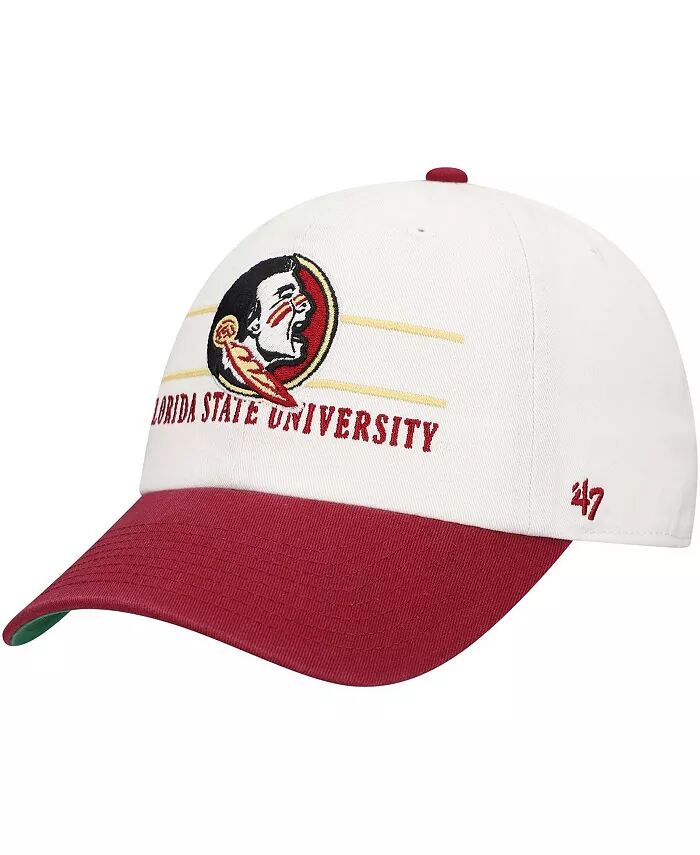 

Мужская белая шляпа Florida State Seminoles Gridiron Clean Up Adjustable '47 Brand