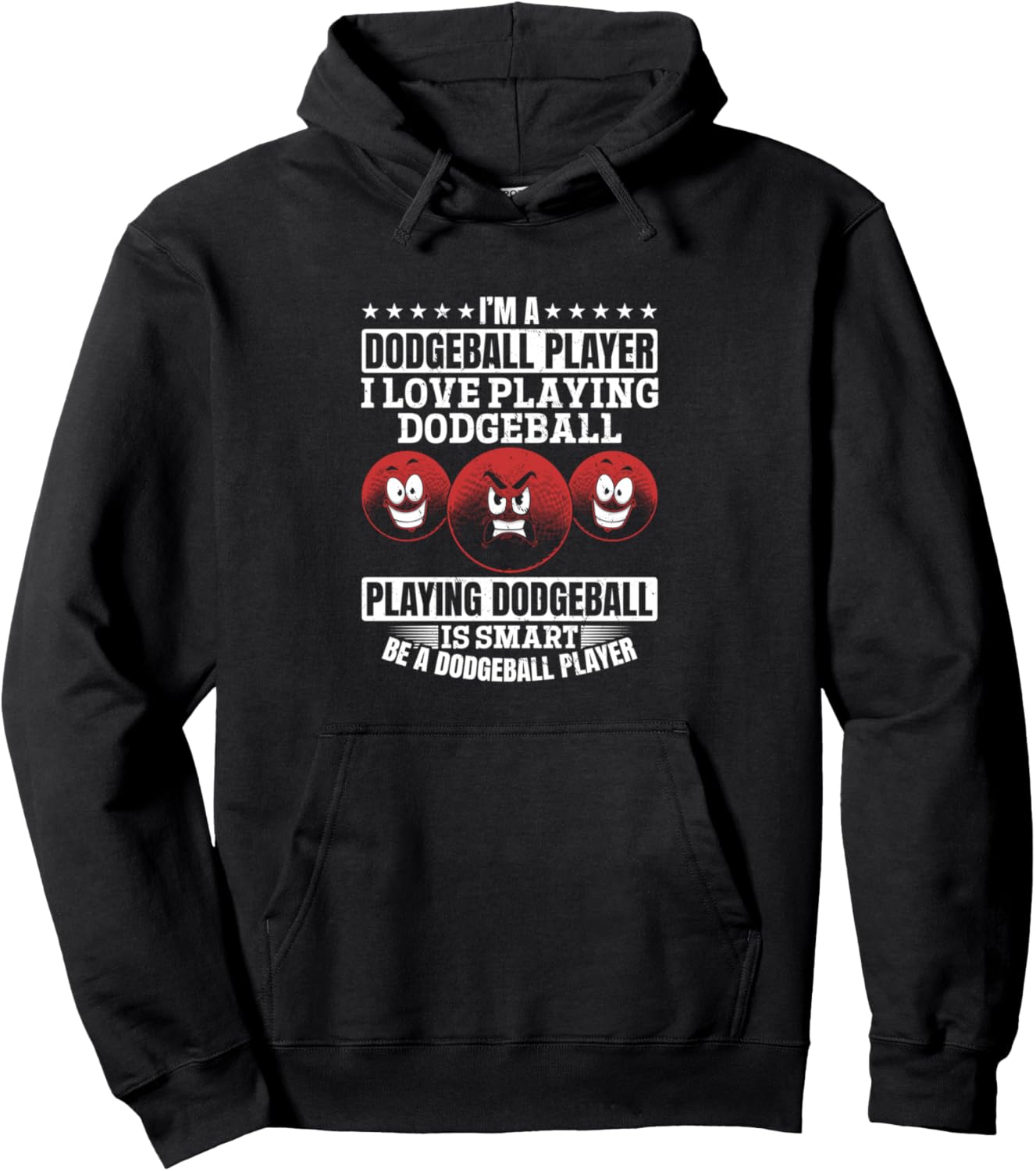 

Играть в доджбол - это умно! Будь игроком в доджбол! Толстовка Playing Dodgeball Game Dodgeball Player, черный