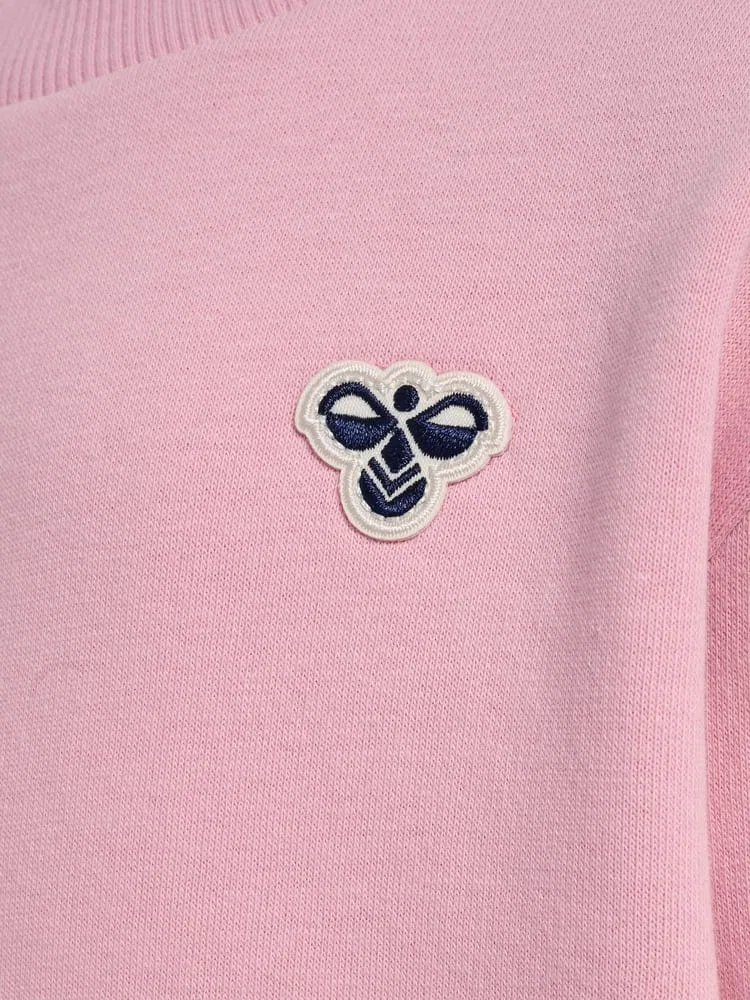 Капюшон худи детский, свободный крой, Hummel, розовый — фото 3