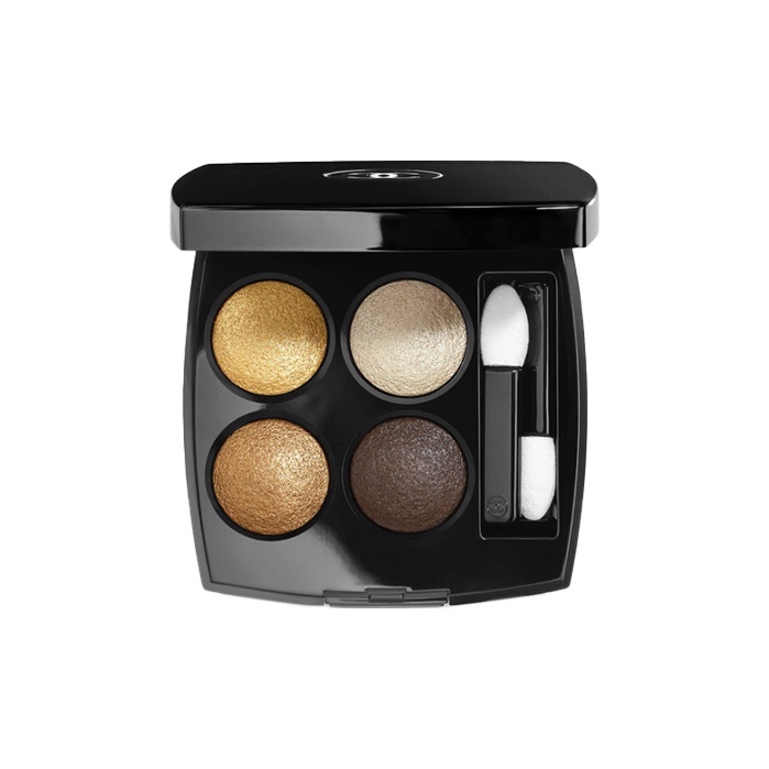 

CHANEL Тени для век пудровые, ограниченная серия, четыре цвета, легко растушевываются, стойкие, ivory white, lilac, mocha pink, 2г