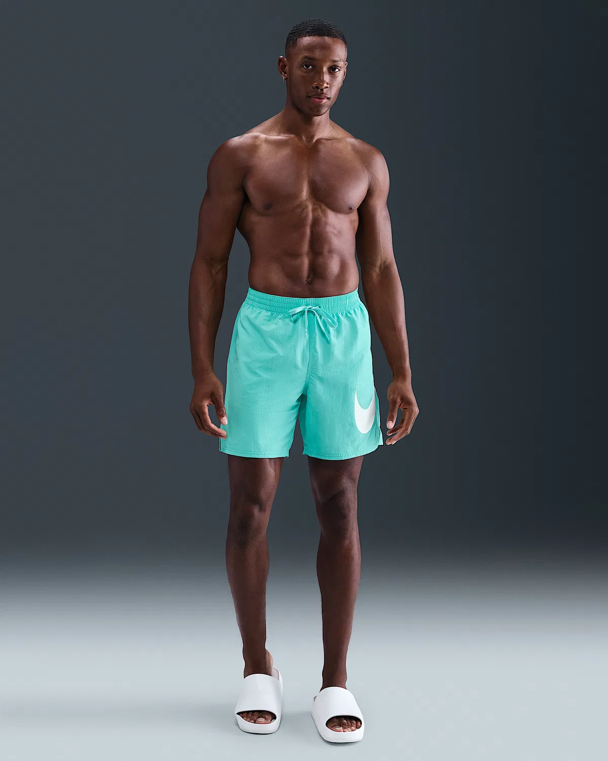 Мужские плавки Nike Swim Breaker 7" с полной подкладкой, Bleached Turquoise