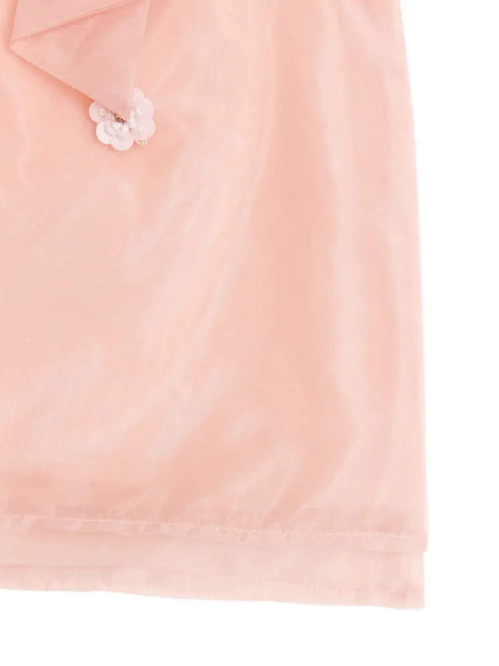 Топ с цветочным принтом и бантом Bcbg Kids, розовый — фото 4