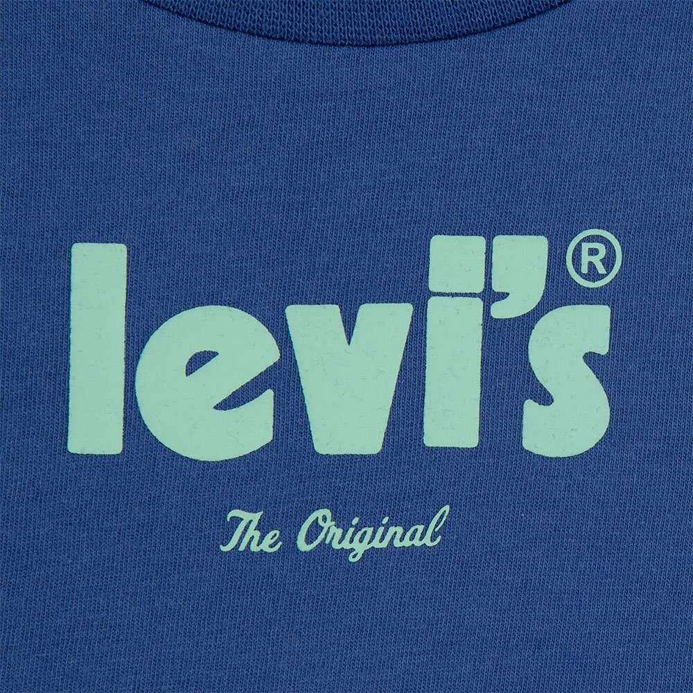 Футболка Levi´s Poster Logo Original Short Sleeve Round Neck, синий — фото 3