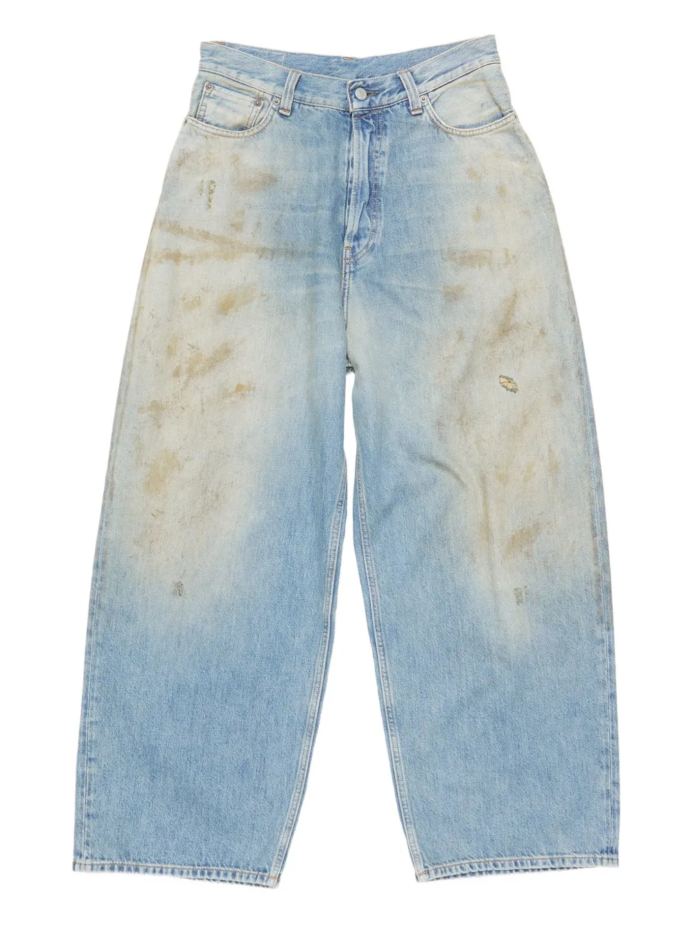 

Джинсы с эффектом потертости Acne Studios, синий