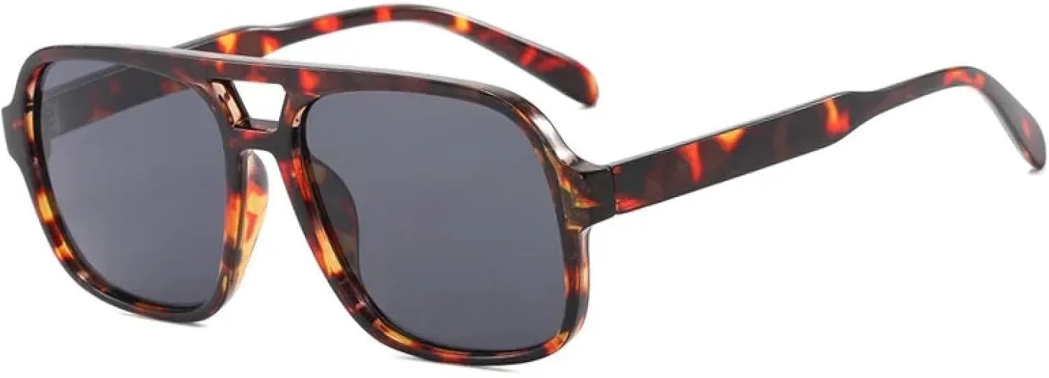 

Солнцезащитные очки с защитой от УФ-излучения UV400 | Легкая оправа | Для женщин и мужчин | Для занятий спортом на открытом воздухе и вождения DSVIGF, Leopard Grey