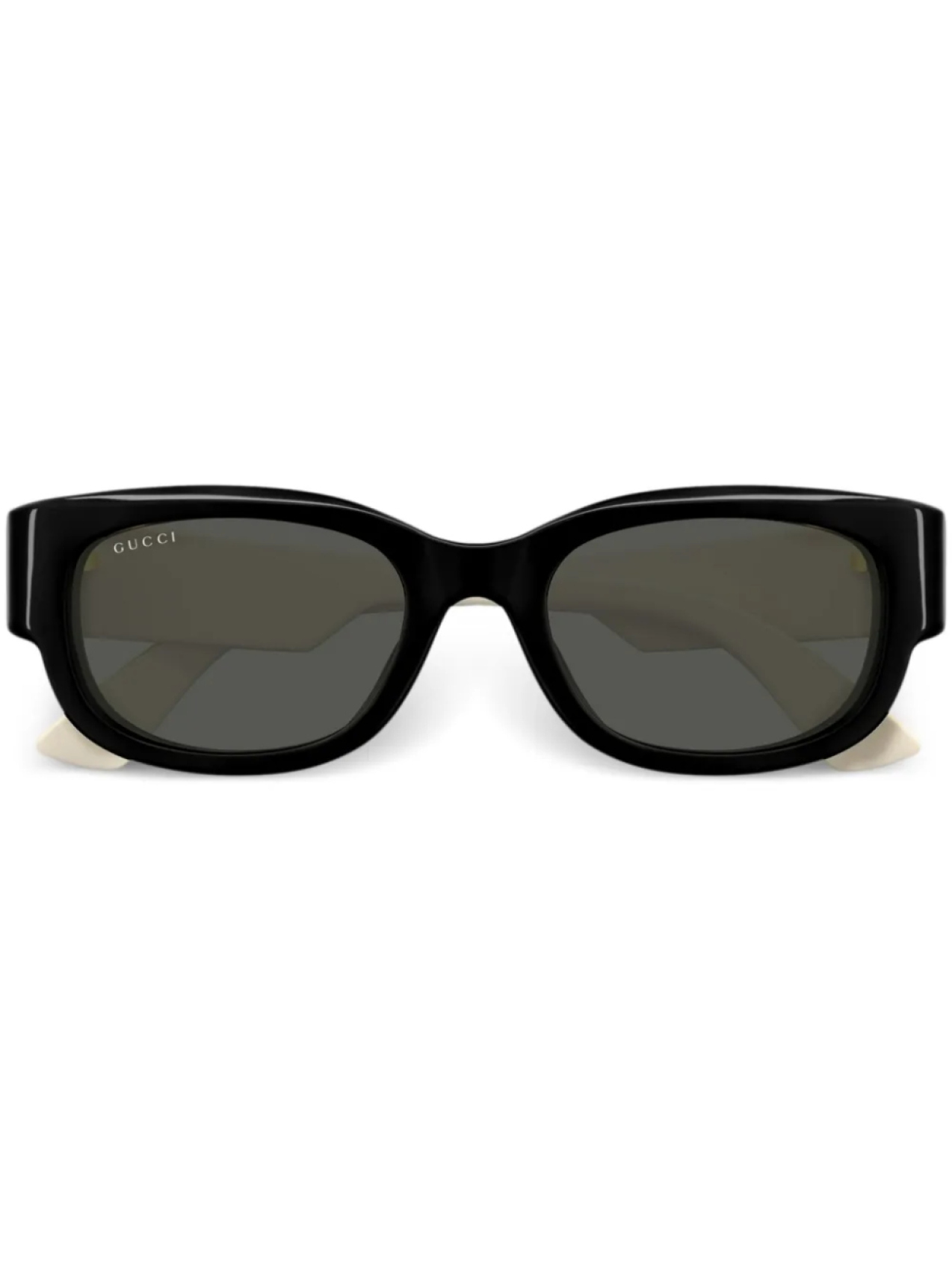 

Gucci Eyewear солнцезащитные очки с логотипом Interlocking G, черный
