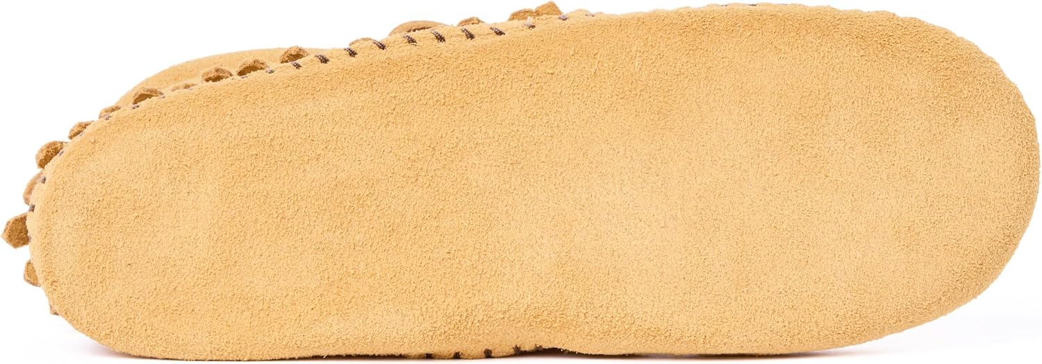 Классические бахромчатые ботинки Minnetonka (для малышей/детей младшего возраста/подростков), Little Kid (4-8 Years) Tan — фото 3