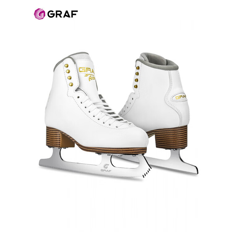 

GRAF Коньки для фигурного катания ARORA, модель AROSA Pure White Carbon Steel, размер 41