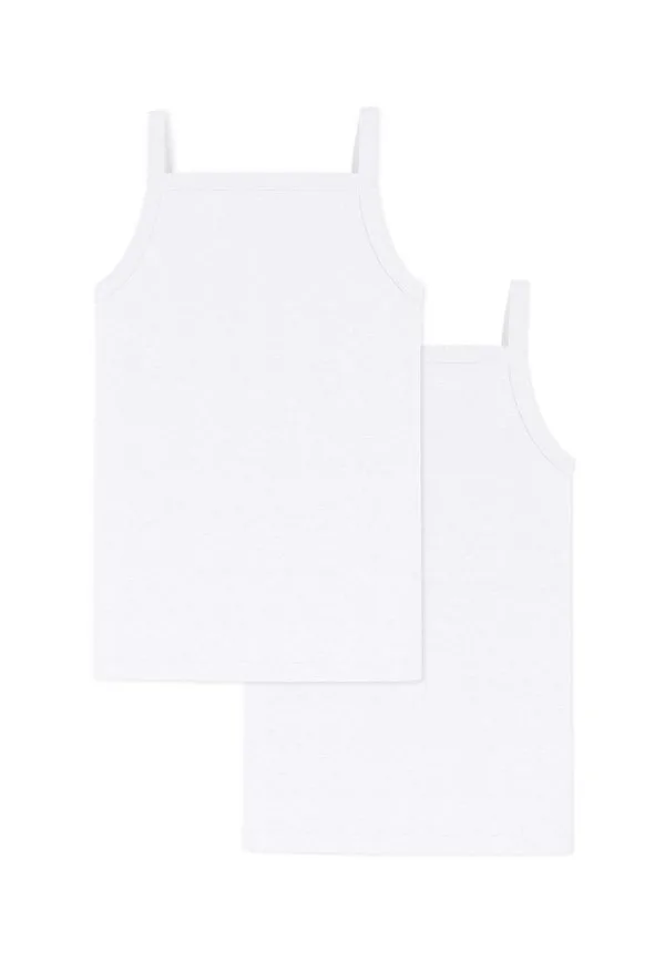 Перманентная майка из 2 штук Petit Bateau, White — фото 2