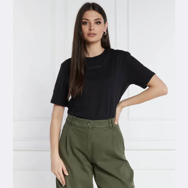 Футболка свободного кроя Calvin Klein, черный — фото 2