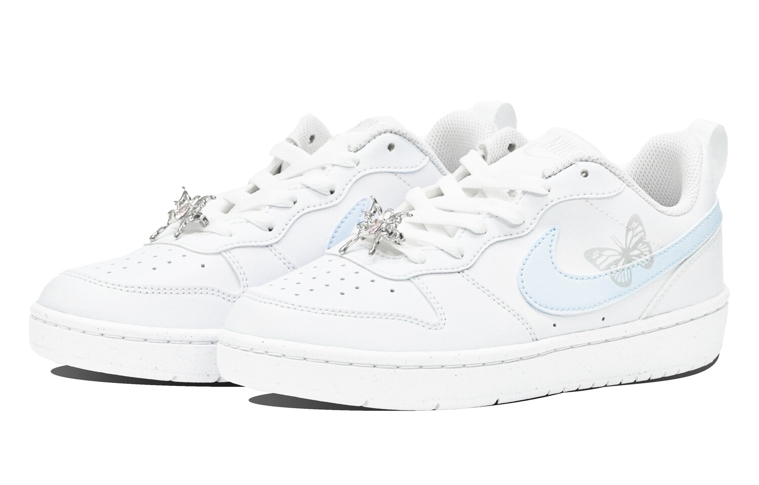 Кроссовки Nike Court Borough Skateboard Shoes Women's Low-Top Blue