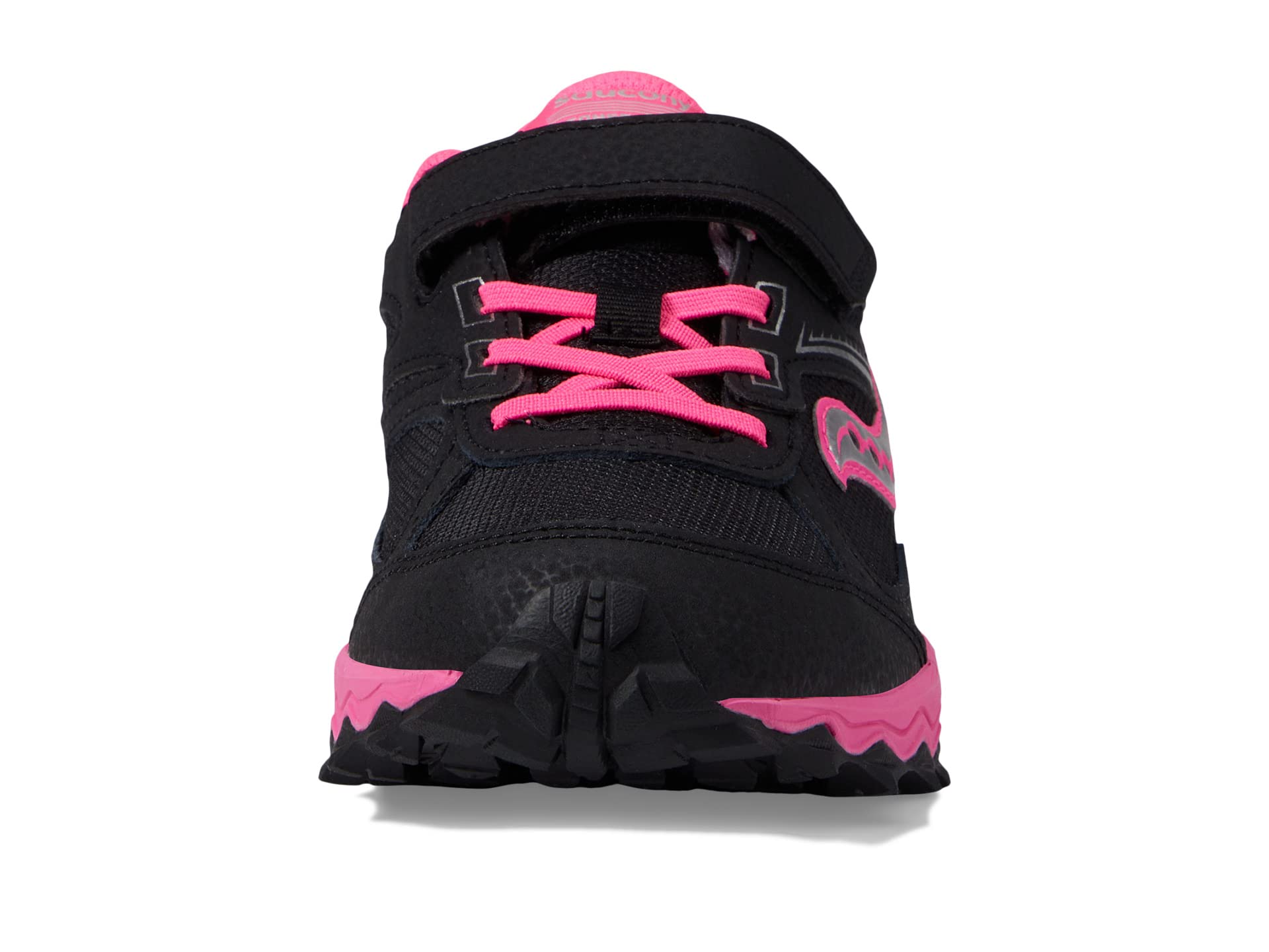Кроссовки Saucony Kids Cohesion Tr14 A/C Trail Running Shoes, Black/Pink — фото 3